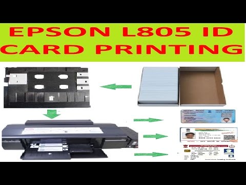 Epson L805 ID Card Printer With Software