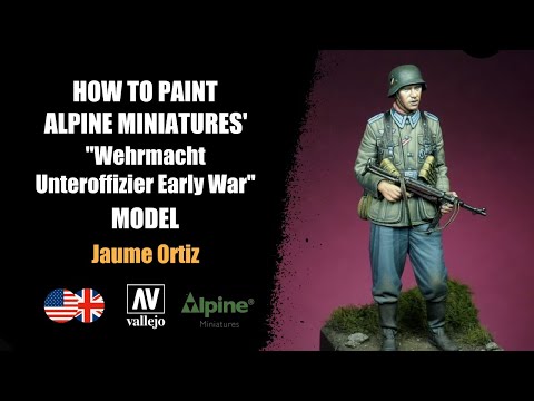 🇺🇸🇬🇧How to paint with Ref 70.246 Wehrmacht Unteroffizier Early War SET
