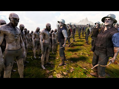 150,000 Archers vs 1,000,000 Zombies | Ultimate Epic Battle Simulator 2 | UEBS 2