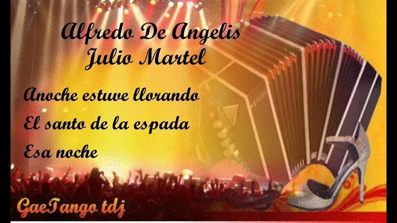 Tanda di vals  Alfredo De Angelis  Julio Martel  1946 59