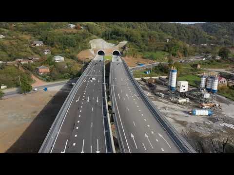 რიკოთის ჩქაროსნული მაგისტრალის 27 კმ-იანი მონაკვეთის გახსნა