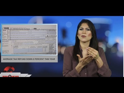 Average tax refund down 8 percent this year (ASL - 2.10.19)