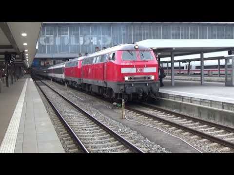 BR 218 (Deutsche Bahn) EC 194 & EC 192 München Hbf.-Zürich HB/Basel SBB - München Hbf