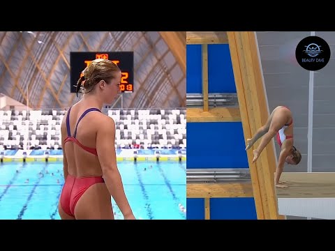 Katrina Young | Highlights | Women's diving | 10M Platform #diving #sports