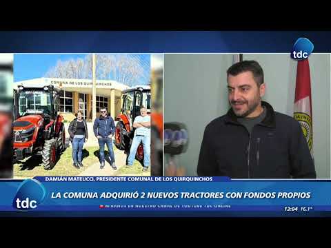 LOS QUIRQUINCHOS | LA COMUNA ADQUIRIÓ 2 NUEVOS TRACTORES CON FONDOS PROPIOS