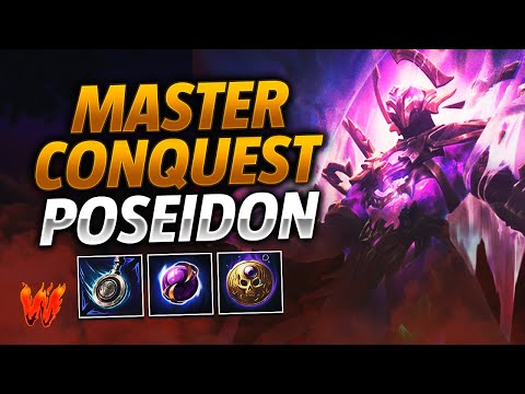 POSEIDON, JUGANDO EN LA MIDLANE PORQUE YOLO - Warchi - Smite Master Conquest
