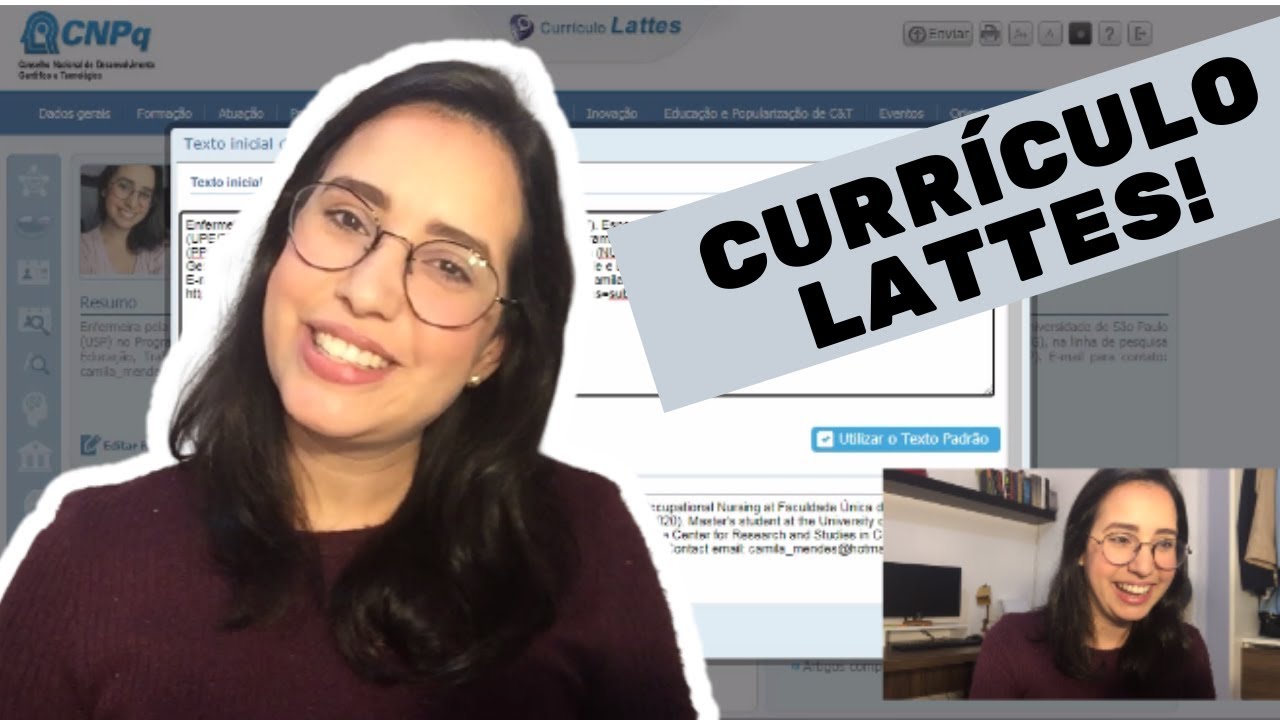 Como preencher o Currículo Lattes!