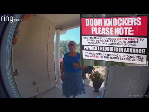 Classy No Soliciting Sign