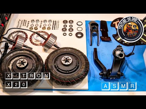 X-Tron X20 Electric Scooter Bearings Replacement for Wheels and Direction - ASMR Repair by Dr. Drei