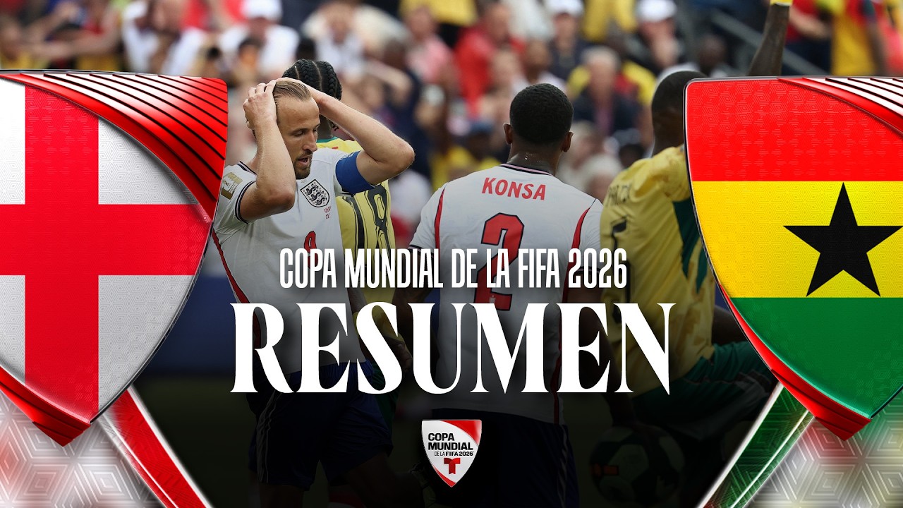 Resumen Inglaterra vs Ghana