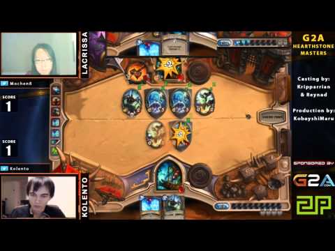 G2A Hearthstone Masters - Quarterfinals - Kolento vs Lacrissa