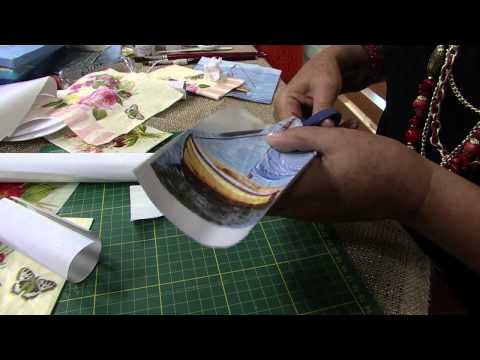 Mulher.com 14/01/2014 Mary Marcondes - Decoupage sem uso de cola