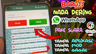 Download lagu Cara Ganti Nada Dering Whatsapp Dengan Suara Google - TANPA Aplikasi mp3