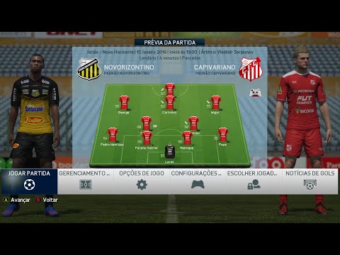 #07 - MODO CARREIRA FIFA 16 – PAULISTÃO DO INTERIOR – NOVORIZONTINO X CAPIVARIANO