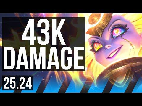 ZOE vs AHRI (MID) | 43K damage | KR Master | 25.24