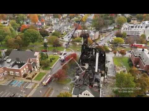 FIRST BAPTIST CHURCH WAKEFIELD POST FIRE 4K