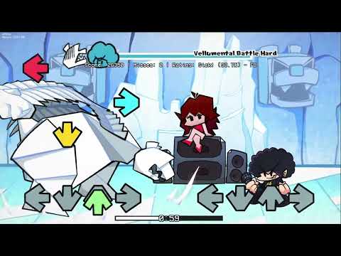 FNF vs Ice Vellumental - Vellumental Battle (THE ORIGAMI KING v.2.0)