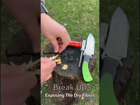 Fast Fire Stick -World’s Best & Safest Fire Tinder 🔥🔥 #survival #edc #procamptek #firestarter