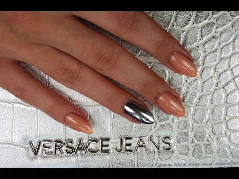 Hybrid manicure with mirror effect by INDIGO nails art - efekt lustra