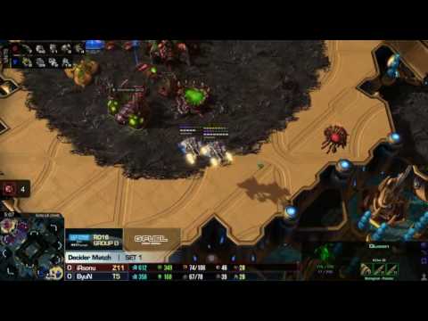 Wanna know why byun's 2/1/1 does more damage? Watch the marine at 16 seconds to the south