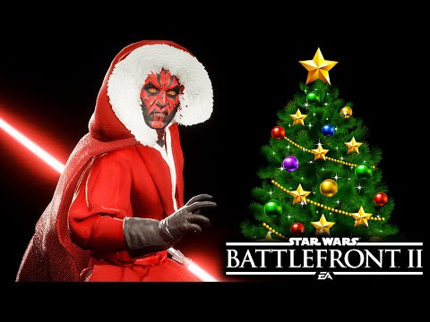 CHRISTMAS DARTH MAUL! 🎄 - Star Wars Battlefront 2 Mod by DAZassassin100