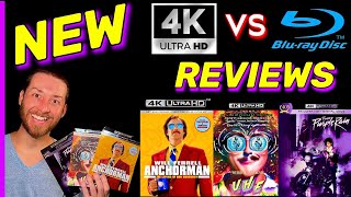 NEW & UPCOMING Movies 4K UltraHD vs Blu Ray Reviews ANCHORMAN 4K UHF Purple Rain 4K IMPORTANT UPDATE