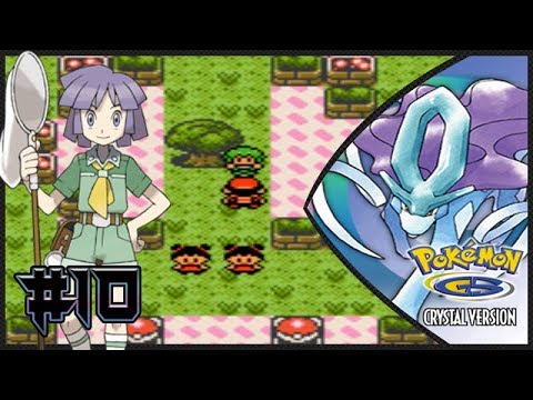 Pokemon Crystal Walkthrough Part 10: Gym Battle #2 Bugsy!