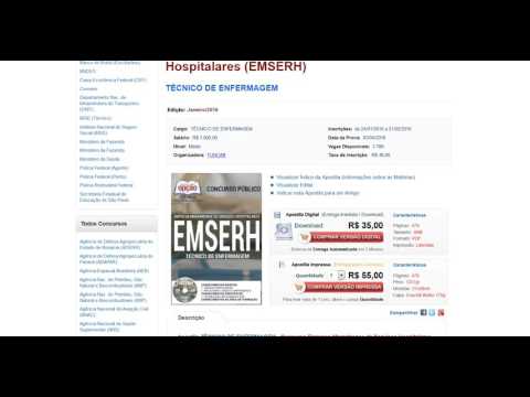Concurso Empresa Maranhense de Serviços Hospitalares (EMSERH)   Apostilas para concursos públicos