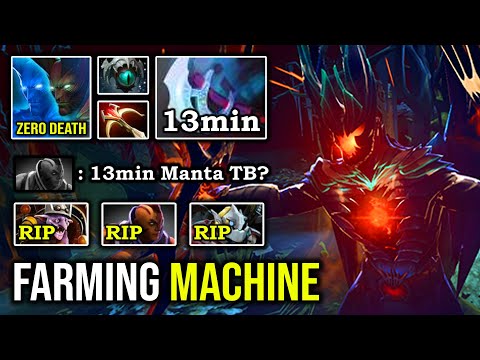 TRULY FARM MACHINE 13Min Manta Against Pro Anti Mage with Amazing Micro God Terrorblade IMBA DotA 2