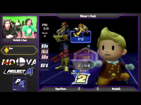 Winner's Finals: Project M @ Xanadu Jan. 21 - Westballz (C. Falcon, Fox) vs. Hyperflame (Lucas)