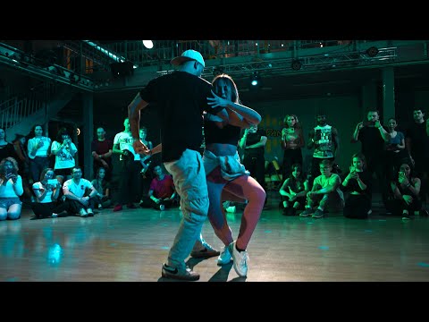 [Frio, Jensen ft. Pinto Picasso] Dario y Sara bachata dance / Cracow Bachata Experience