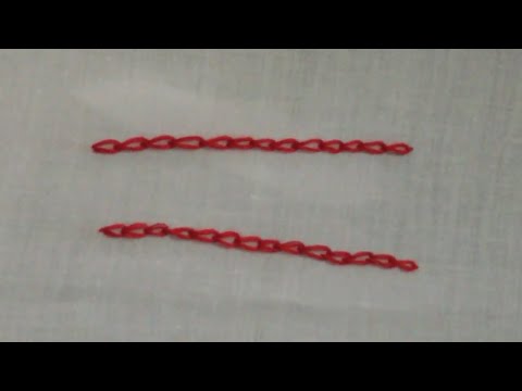 How to make Chain Stitch Embroidery | Beginners