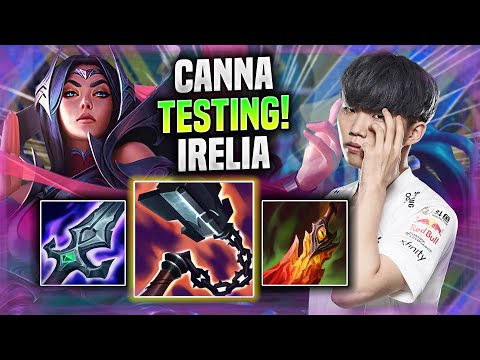 CANNA TESTING IRELIA TOP IN KR SOLOQ! - T1 Canna Plays Irelia TOP vs Jayce!