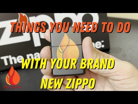 Beginners Guide: How to Prepare Your Brand New Zippo