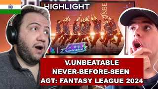 🇮🇳 INDIA'S V.Unbeatable delivers NEVER-before-seen moves! AGT: Fantasy League 2024 | Producer Reacts