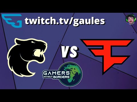 Fúria vs Faze (Nuke - Mapa 2) - Gamers Without Borders 2021 - Transmissão Gaules
