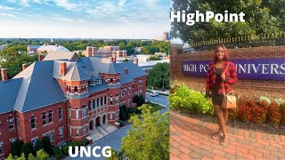 HighPoint University and UNCG College tours