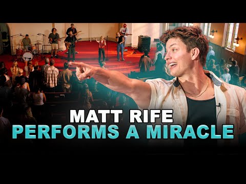MATT RIFE PERFORMS A MIRACLE!! 