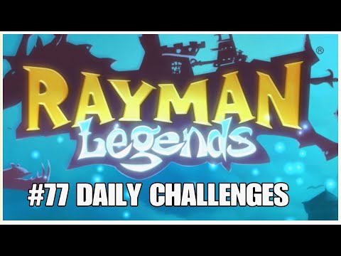#77 Daily Challenges, Rayman Legends, PS4PRO, Road to Platinum gameplay