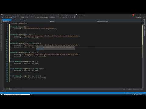 Überladene Konstruktoren