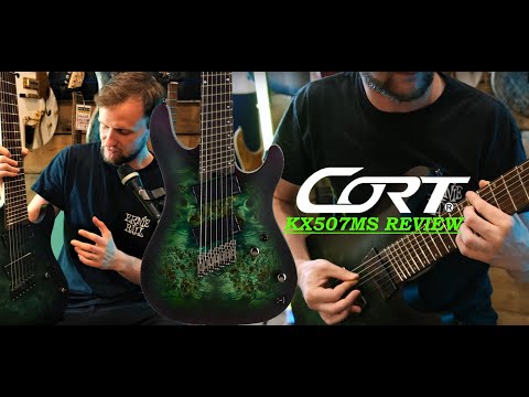 Cort KX507MSSDG | KX Series Multi Scale 7 String Electric Guitar, Star Dust Green. New with Full Warranty! image 11