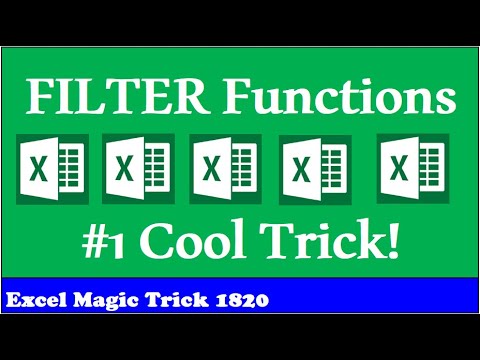 Excel FILTER Function to Extract Records Based