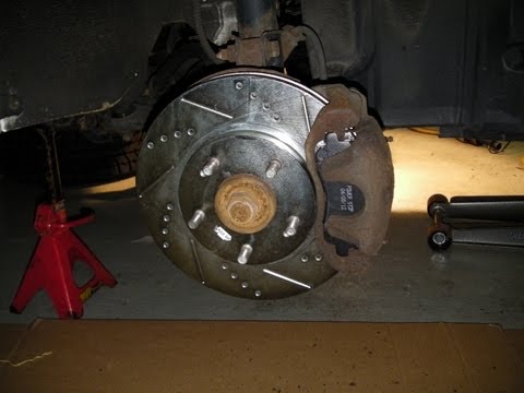 2003 Mitsubishi Outlander Power Stop Brake Kit - Before and After