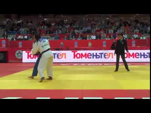Judo Grand Slam Tyumen 2014 Bronze -63kg GWEND Edwige (ITA) - SURAKATOVA Pari (RUS)