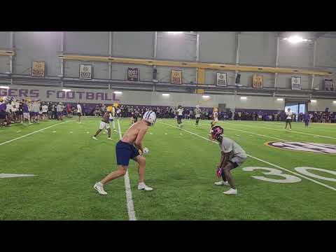 Video: Highlights From LSU QB Commit Walker Howard At The Tigers’ Skills Camp