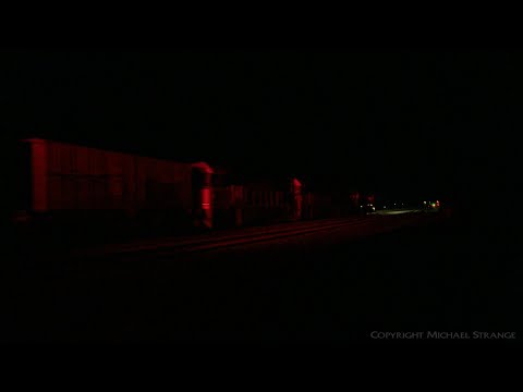 1MP2 Freight Train At Night (13/6/2021) - PoathTV Australian Trains & Railways