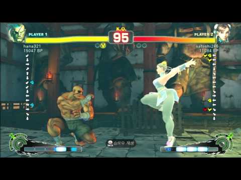 SSF4 Rank Match  hana321 (SA)  vs  satoshi246 (CH)