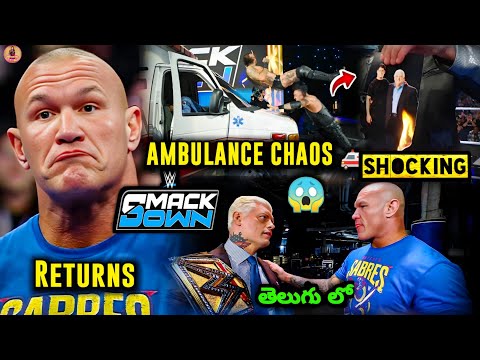 Randy Orton Returns 👀 He’s Back for GOLD 👑🚑 | Ambulance Match Chaos | SmackDown Highlights”