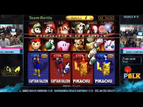 Boss Battle 3 - Loww Power (P1) & Q! iXi (P4) Vs. SKG (P2) & Dishier Wand (P3) - Doubles WR1 SSB64
