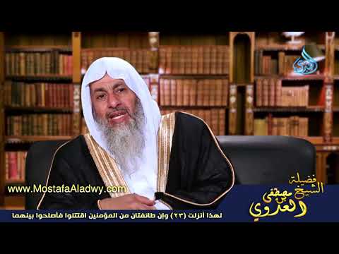  لهذا أنزلت 23 وإن طائفتان من المؤمنين اقتتلوا فأصلحوا بينهما 